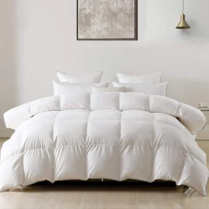 Luxurious Quilted Comforter Duvet Insert with Corner Tabs - Soft, Warm Polyester Down Alternative, Machine Washable for