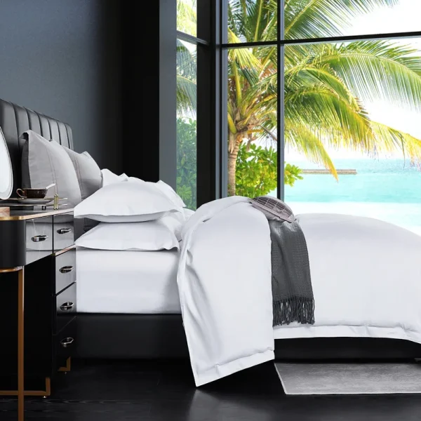 Simple Bedding Set for 5-star hotels 3/4Pcs Duvet Cover,Sheet Pillowcases Double Queen King size Homestay Quilt Cover bed Linen - Image 2